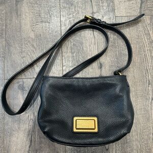 Marc by Marc Jacobs Black Crossbody with Gold Hardware